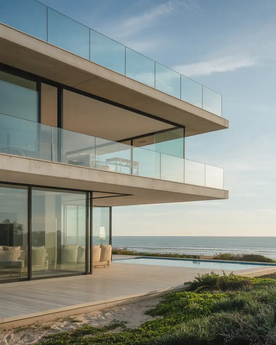 Luxury Glass and Steel Oceanfront 2