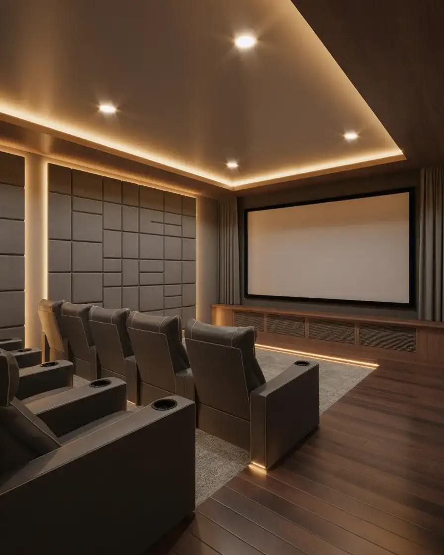 Luxury Home Theater Gaming Room 1