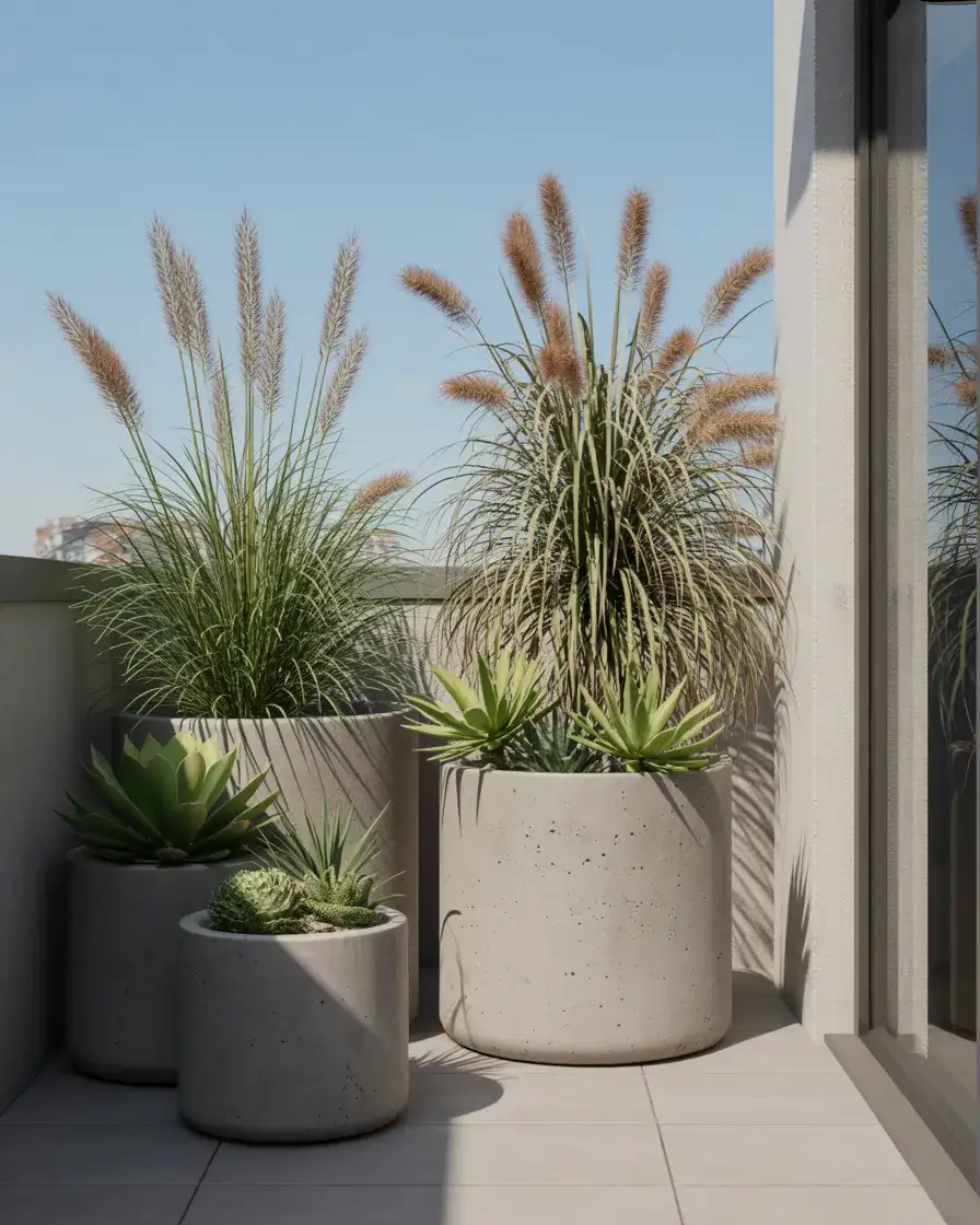 Minimalist Concrete Planter Collection 2
