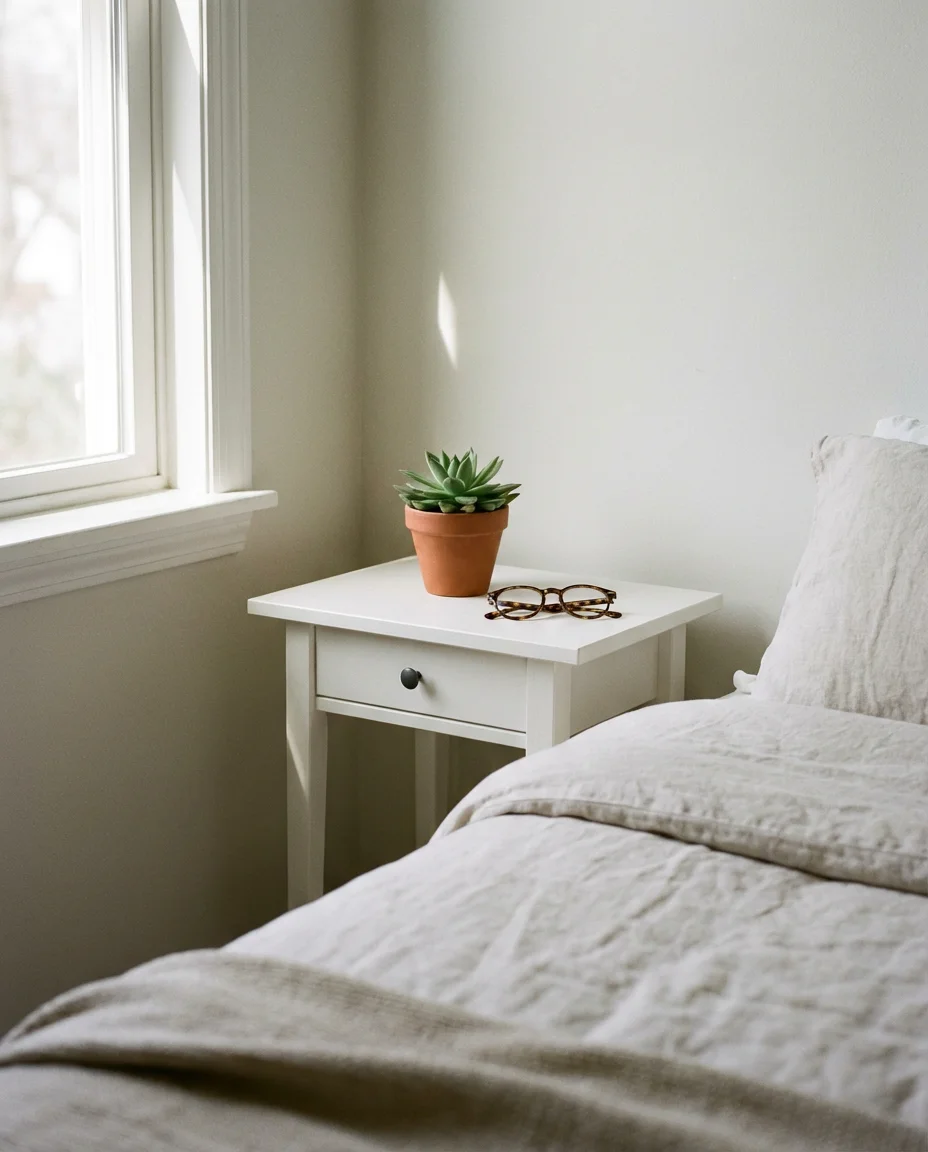 Minimalist Nightstands with Single Drawer 2