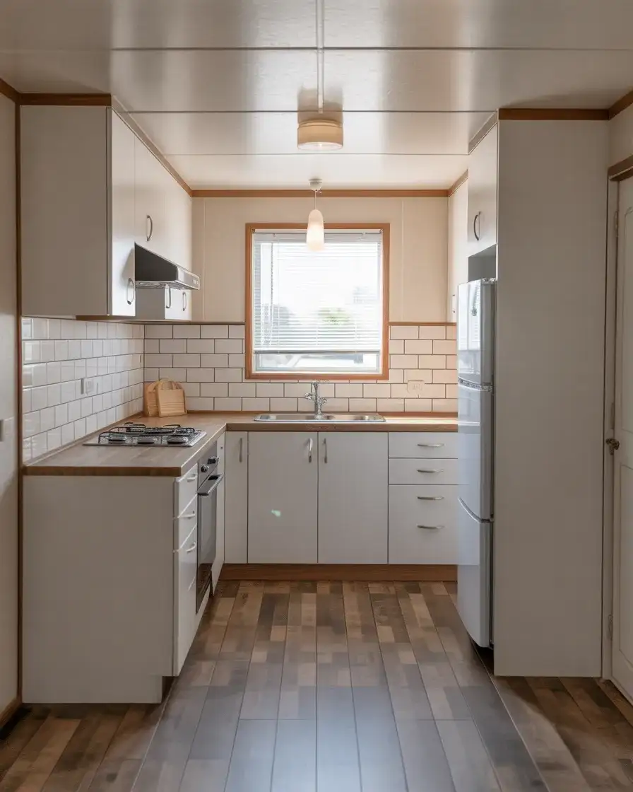 Mobile Home Kitchen With a Custom Renovation Attitude 2