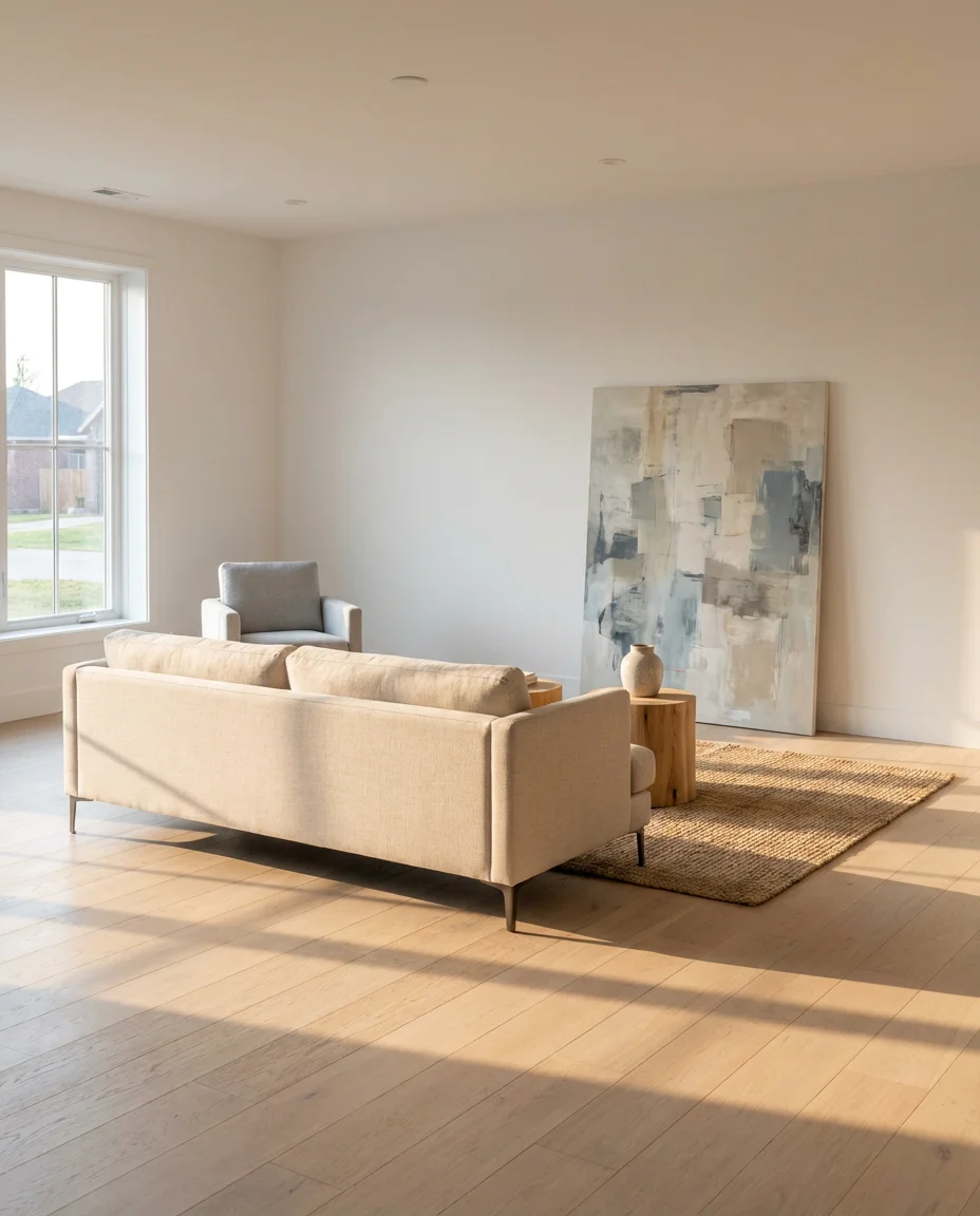 Modern Minimalist Living Room With Clean Lines 2