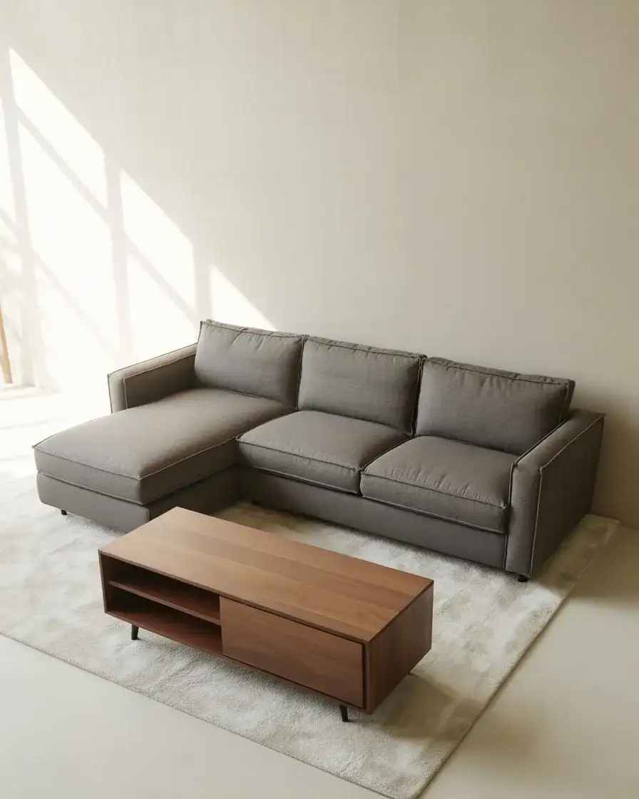 Modular Sofa with Reversible Chaise 2