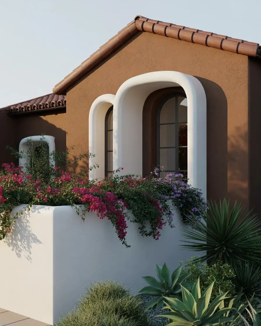 Moody Brown with a Terracotta Tile Roof 2