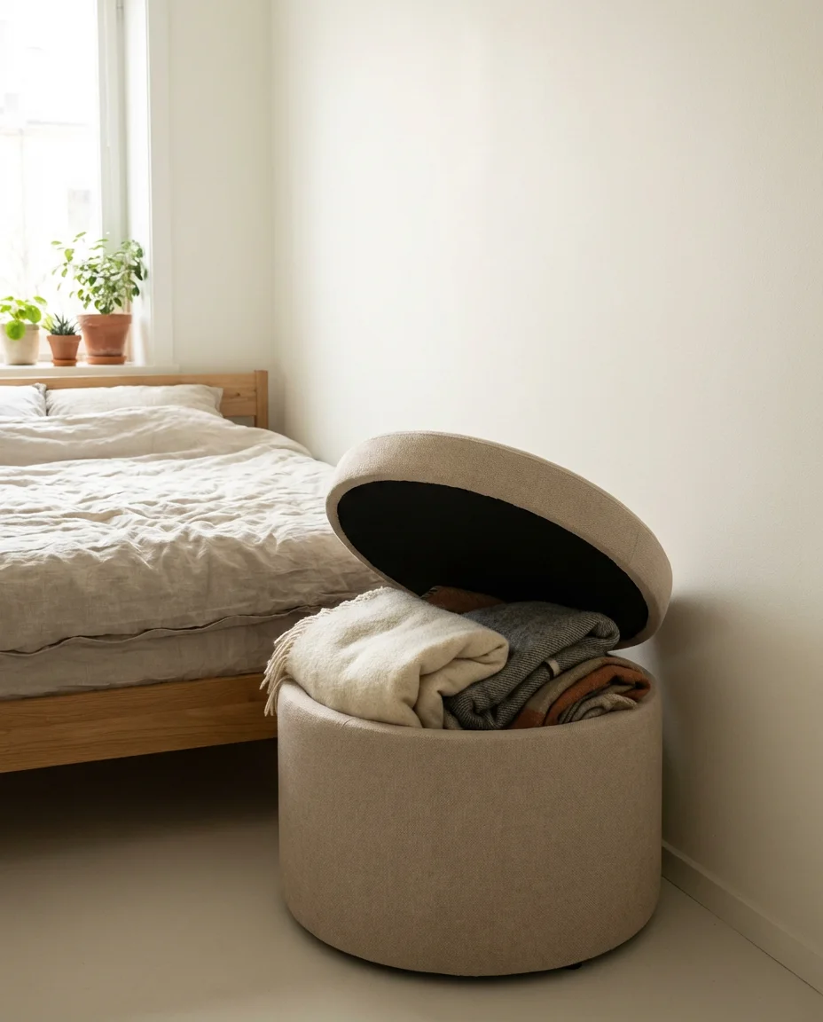 Multi-Functional Ottoman for Seating and Storage 1