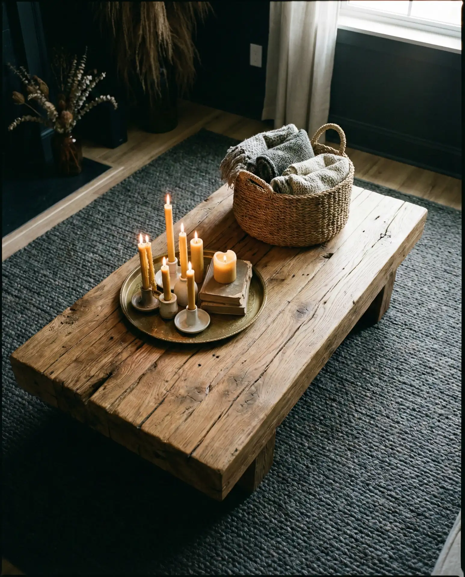Natural Wood Coffee Table 1