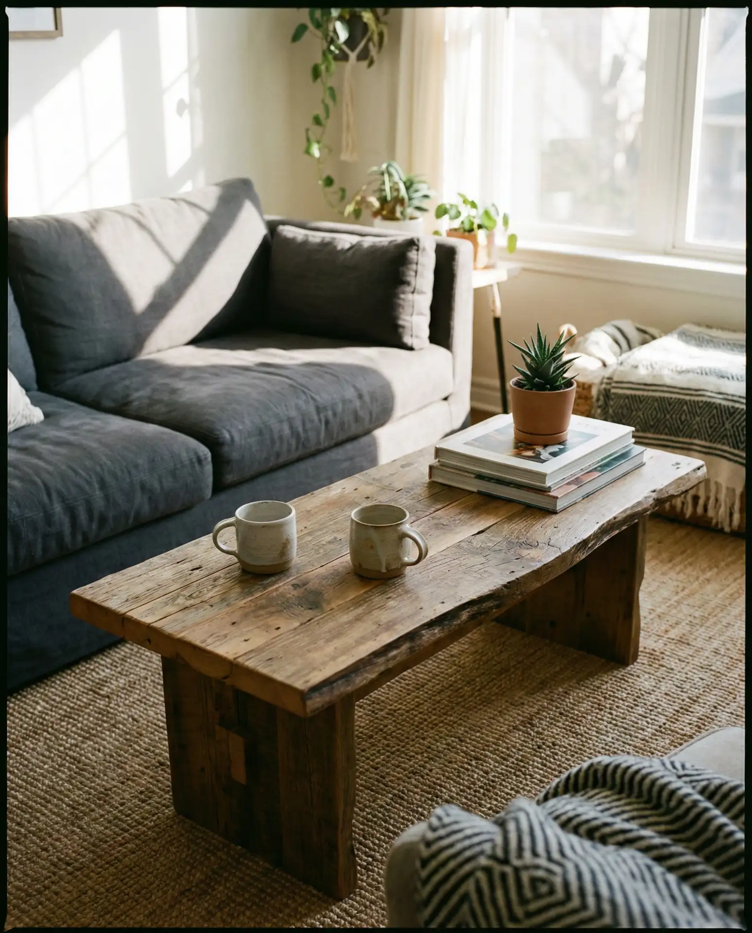 Natural Wood Coffee Table 2