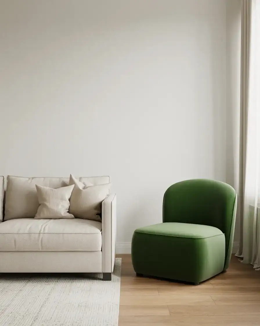 Neutral Color Palette with Bold Accent 2