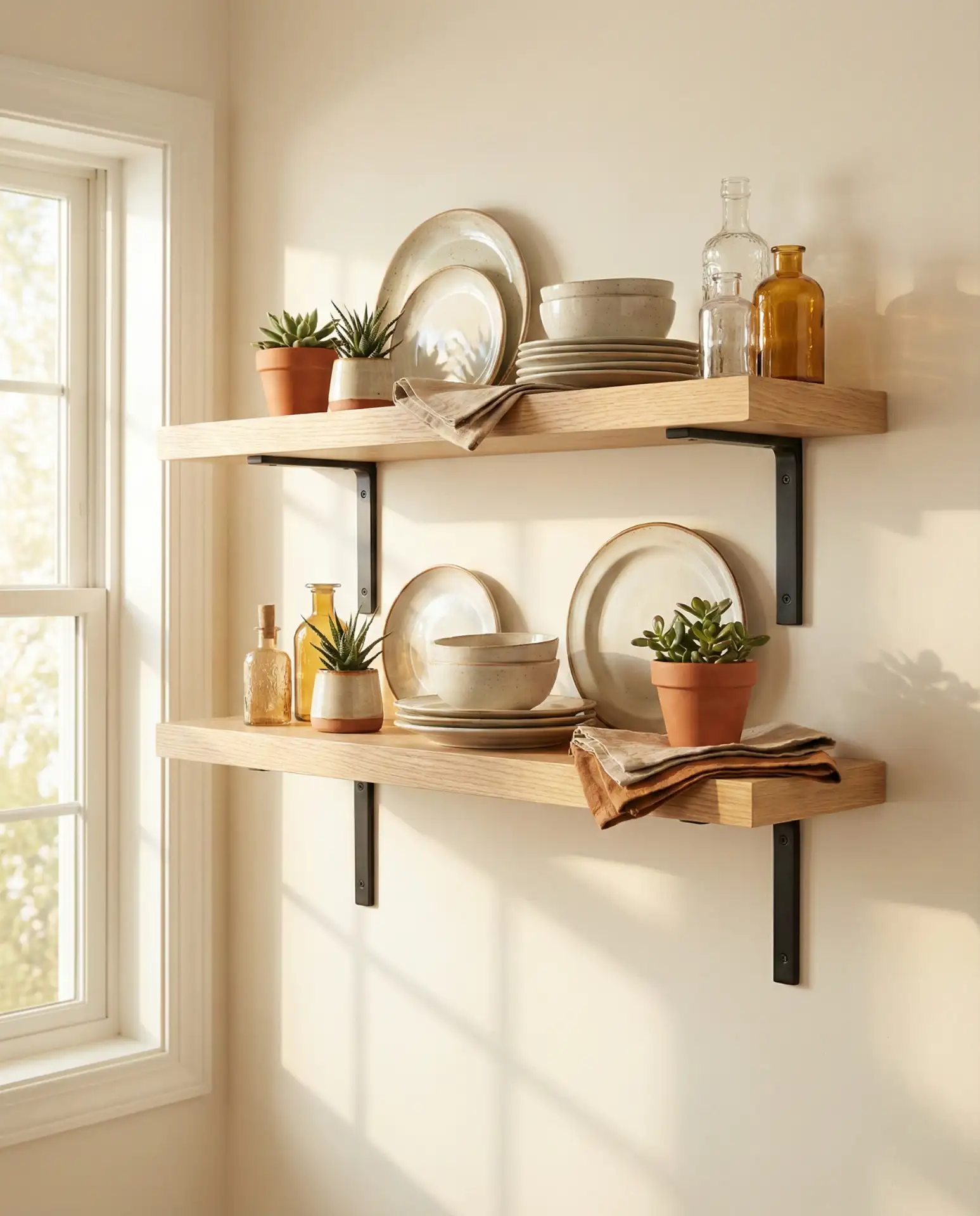 Open Kitchen-Style Shelves for Display 1