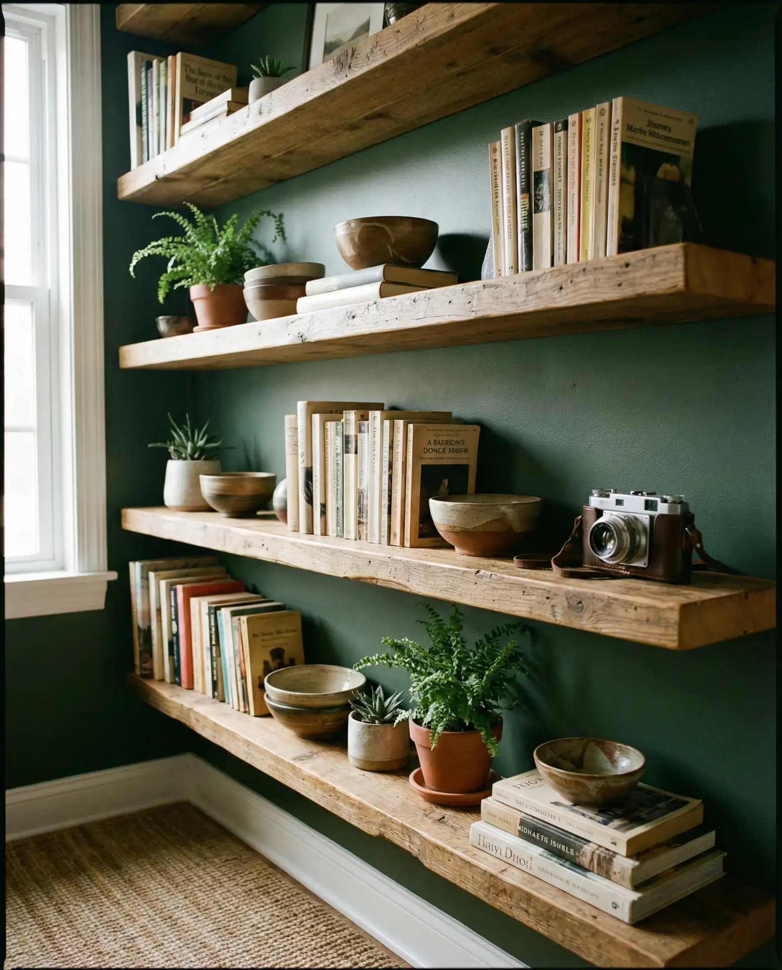 Personal Collections on Open Shelving 1