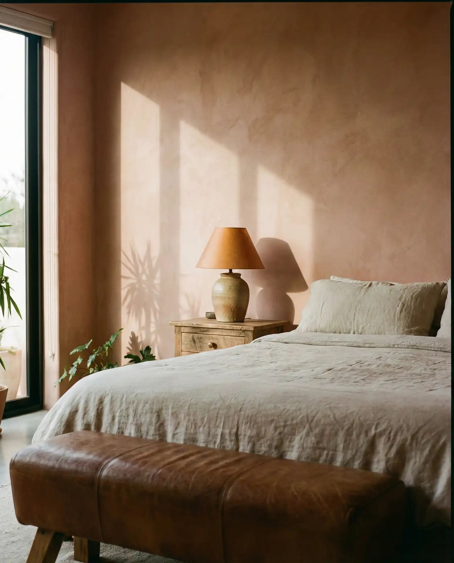 Pink and Brown Earthy Bedroom Retreat 2