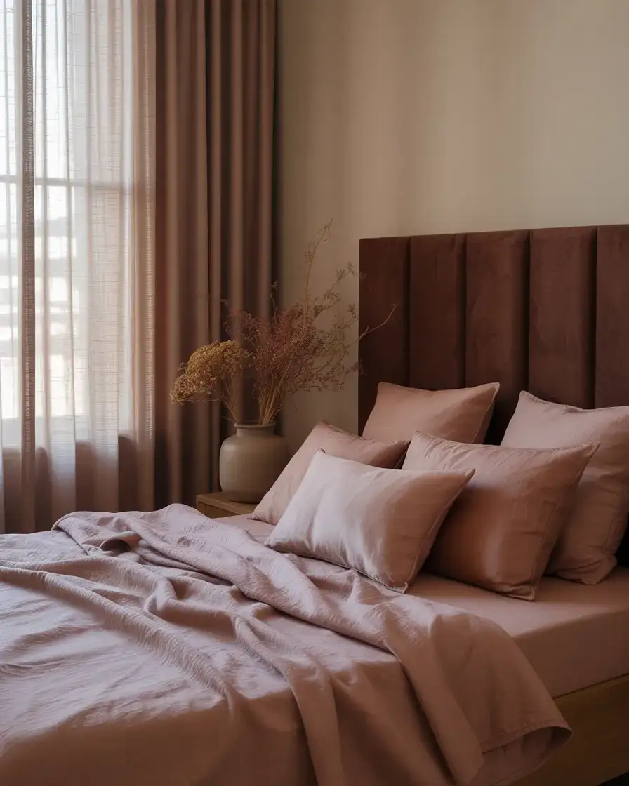 Pink and Brown Romantic Bedroom 2