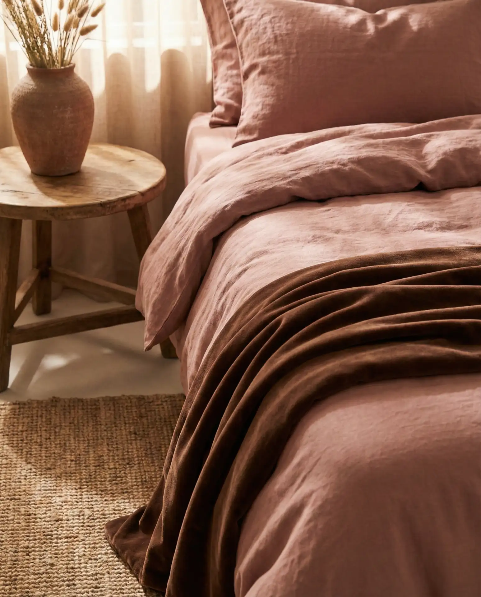 Pink and Brown Warmth 1