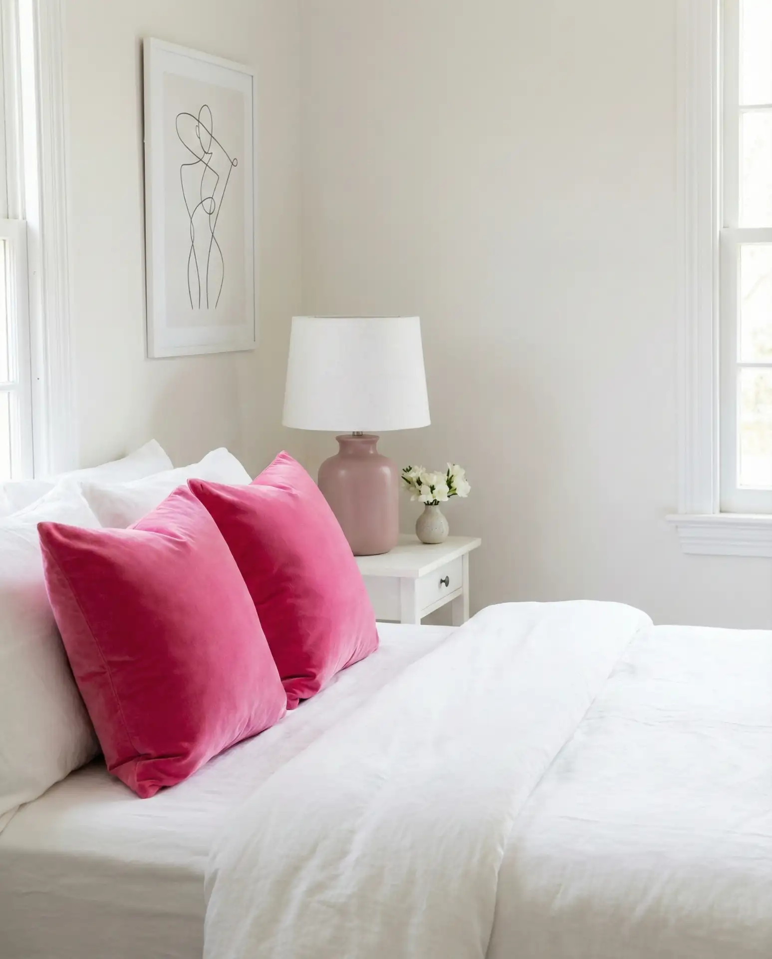 Pink and White Classic Pairing 1