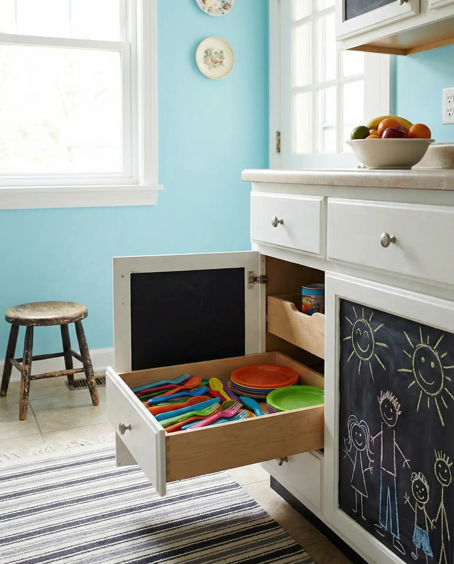 Playful Kid-Friendly Kitchen Zone 2