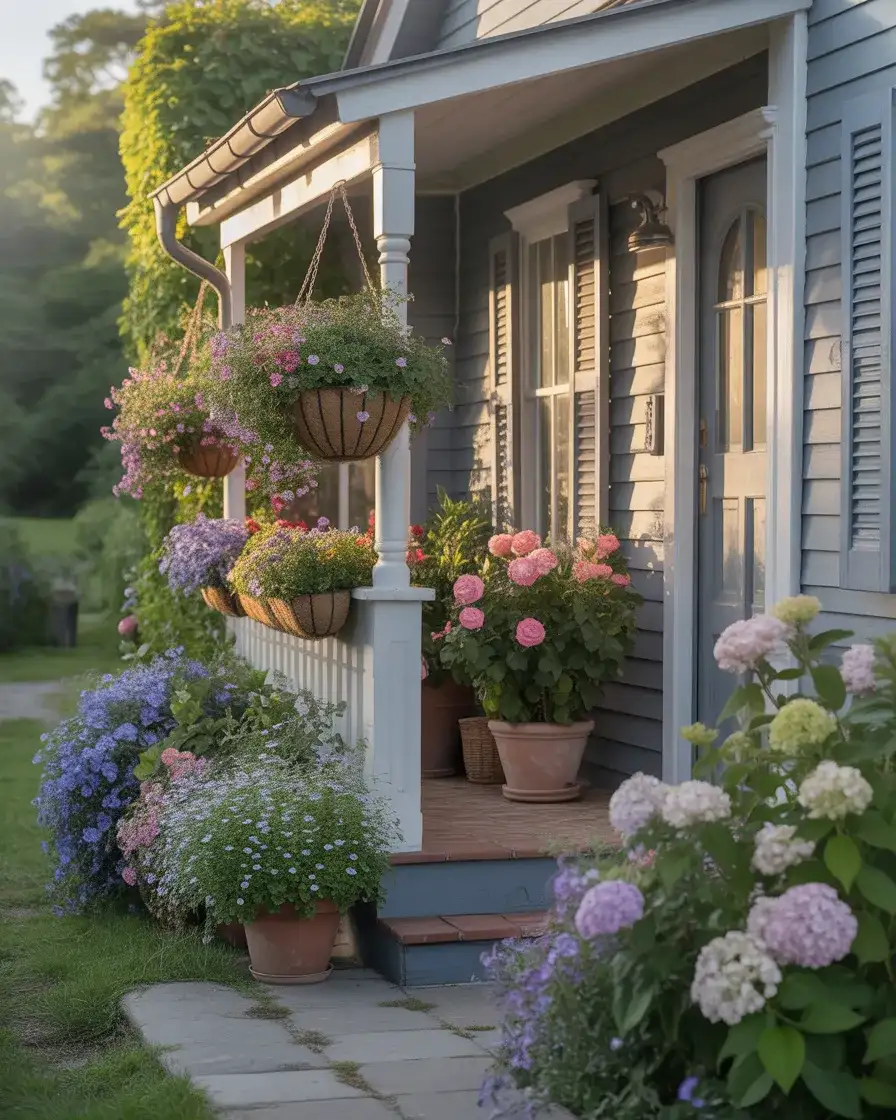 Porch Inspiration From Cottage Gardens 1