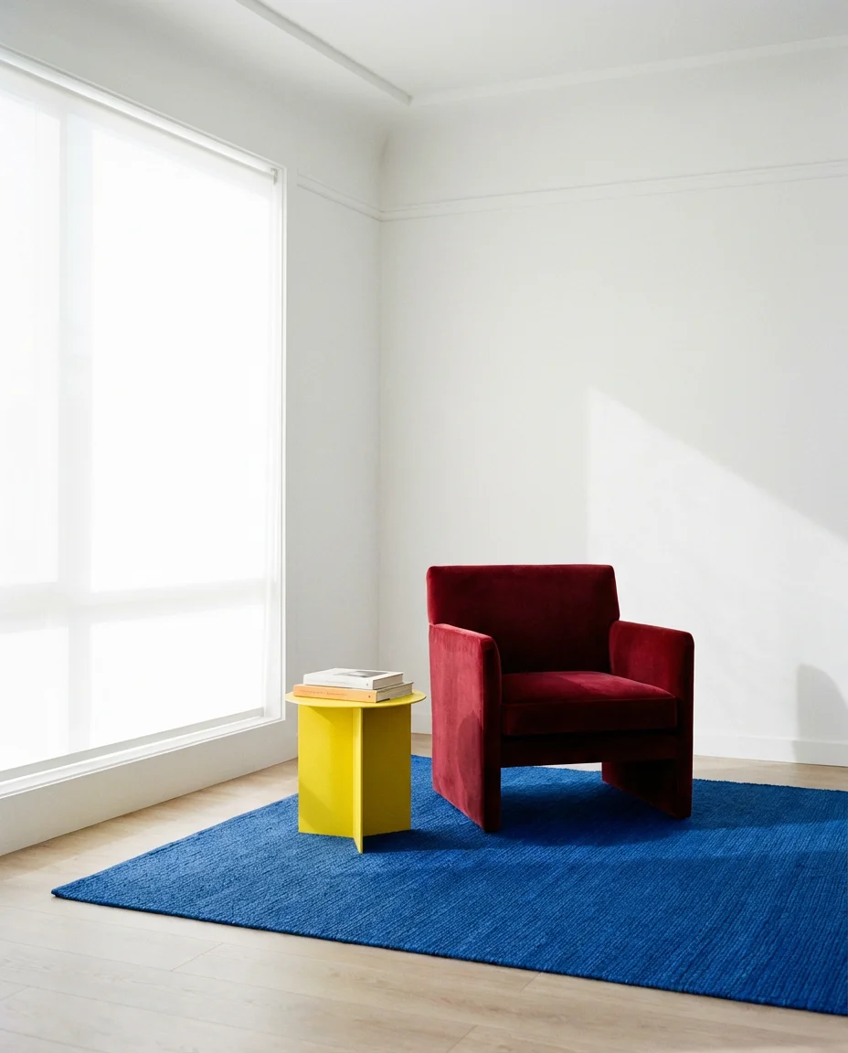Primary Color Block Living Room 1