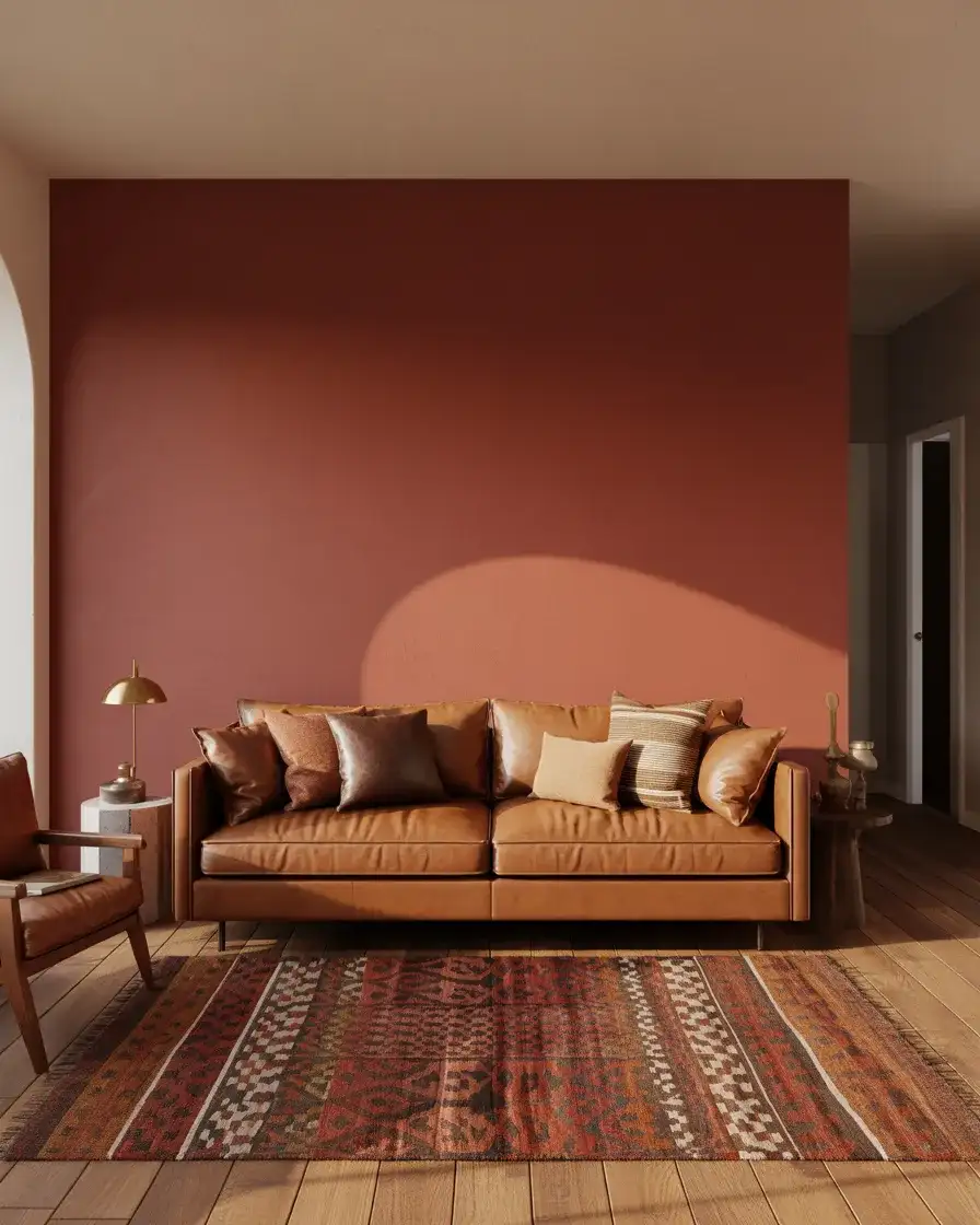 Red and Brown Warm Bold Living Room 1