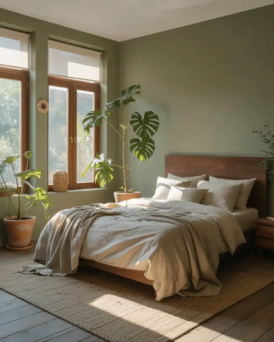 Sage Green and Brown Nature-Inspired Retreat 1