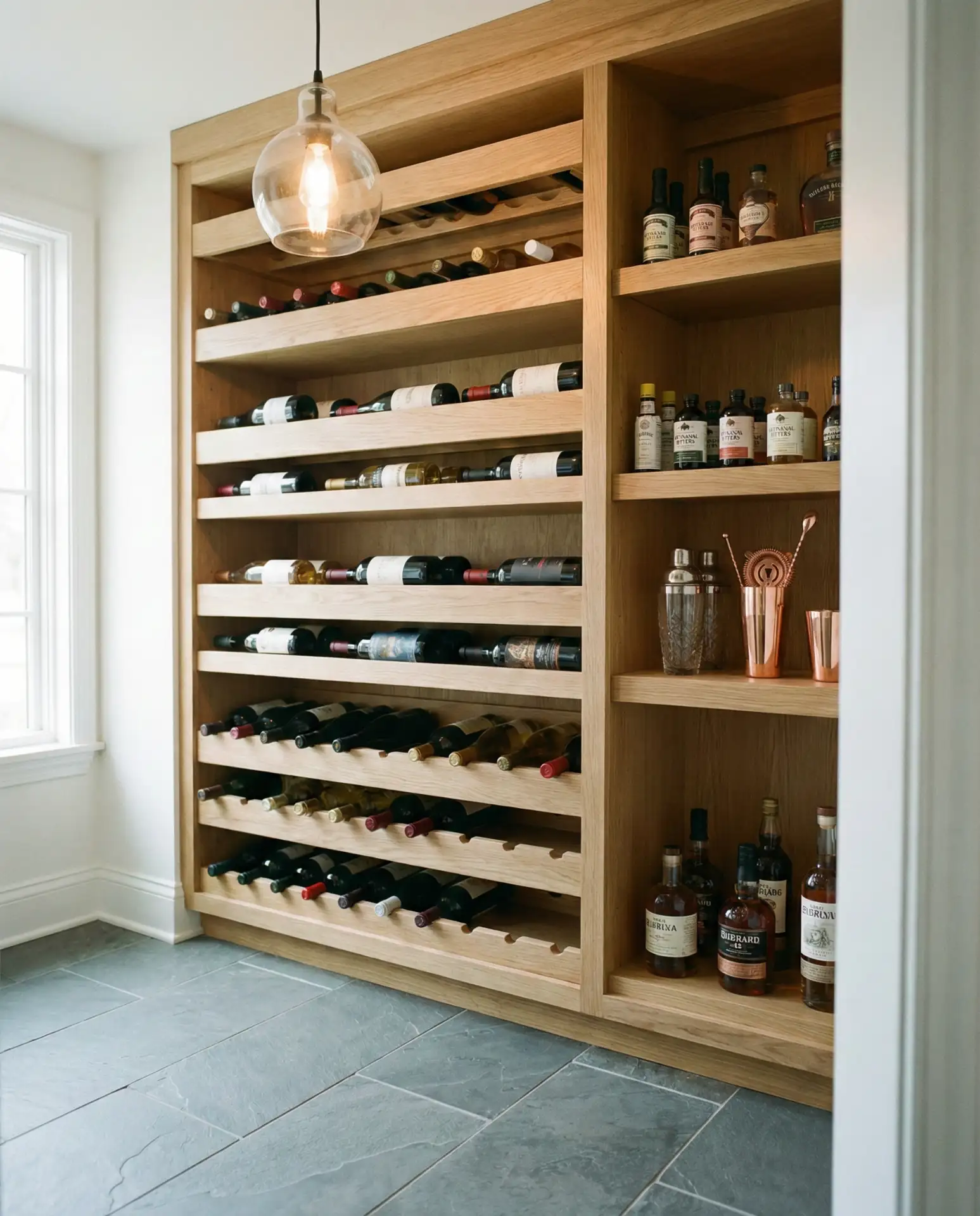 Scandinavian-Inspired Corner Pantry 1