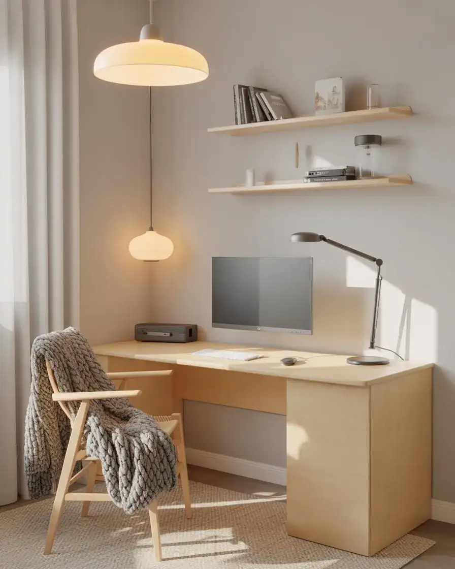 Scandinavian-Inspired Minimal Gaming Room 2