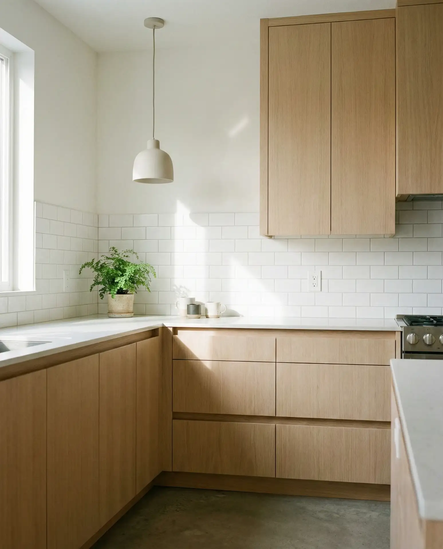 Scandinavian Minimalist Open Kitchen 2