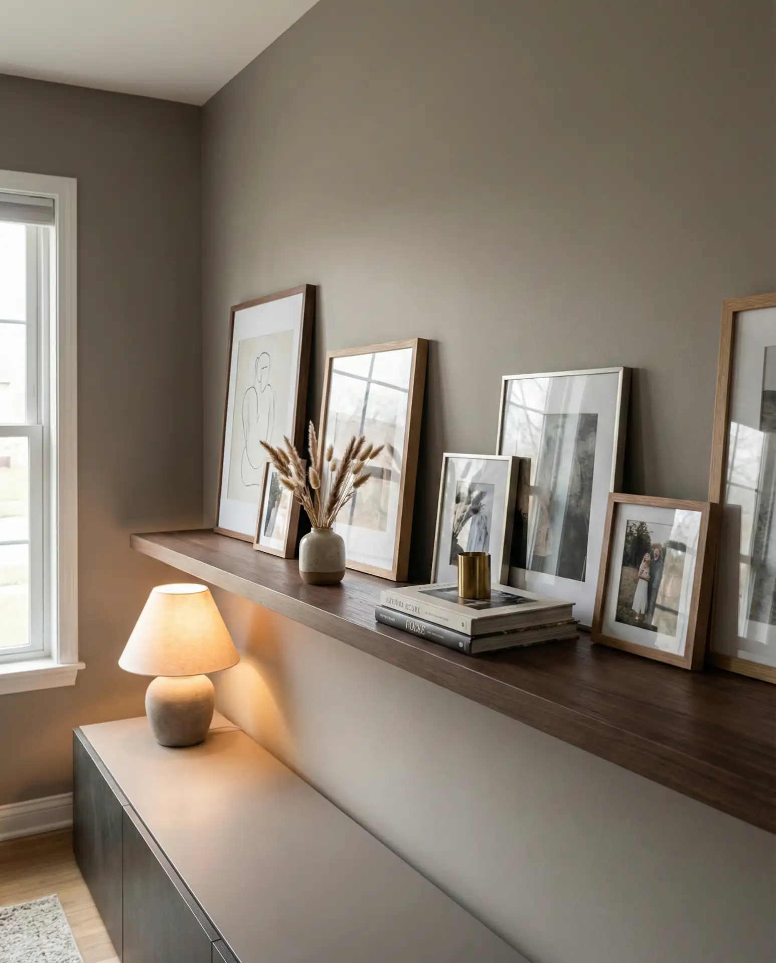 Shelf Ledge Photo Display 1