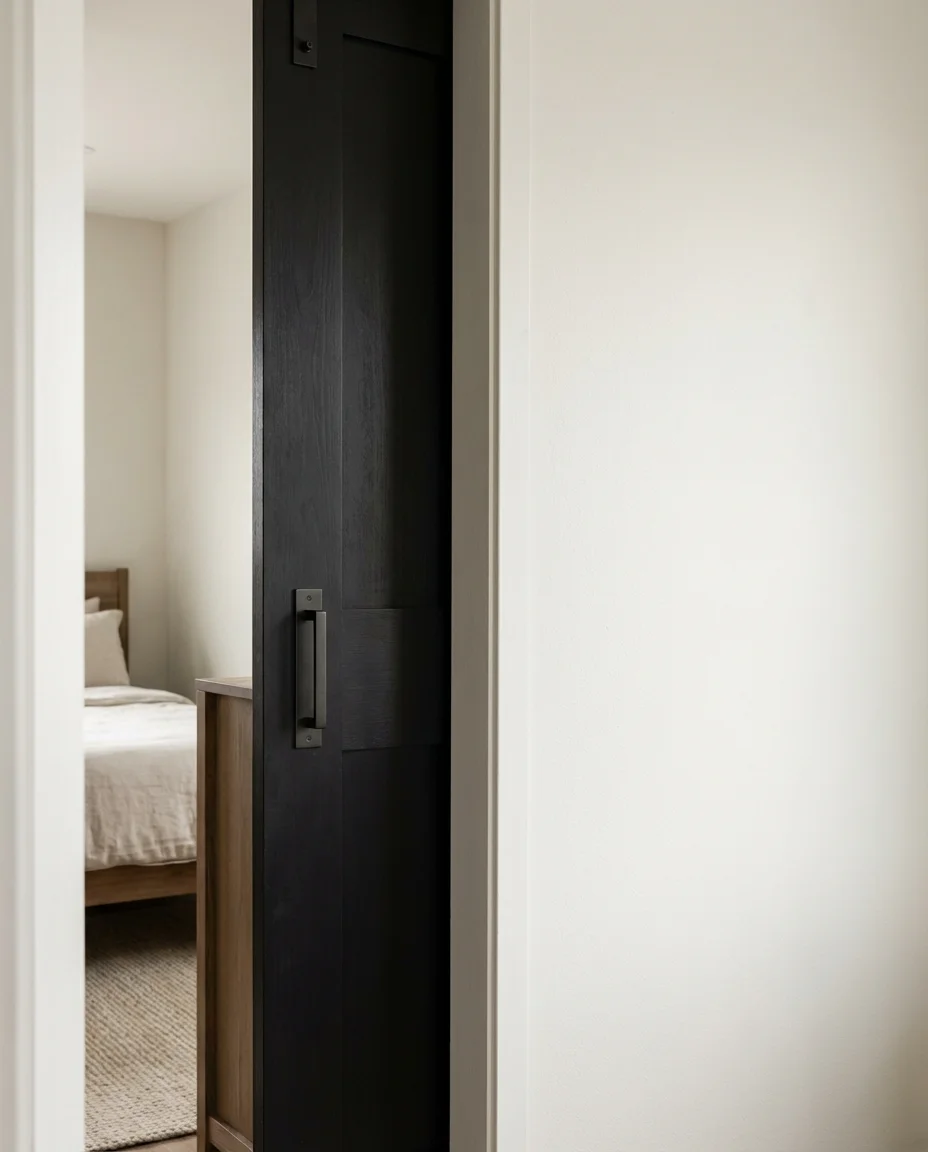 Sliding Barn Doors to Save Swing Space 2