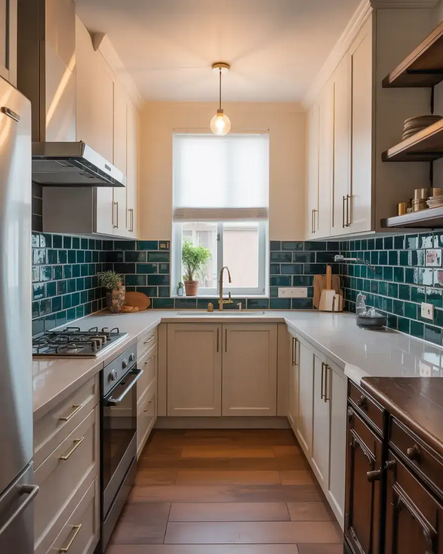 Small Galley Kitchen Made Beautiful With Smart Choices 2