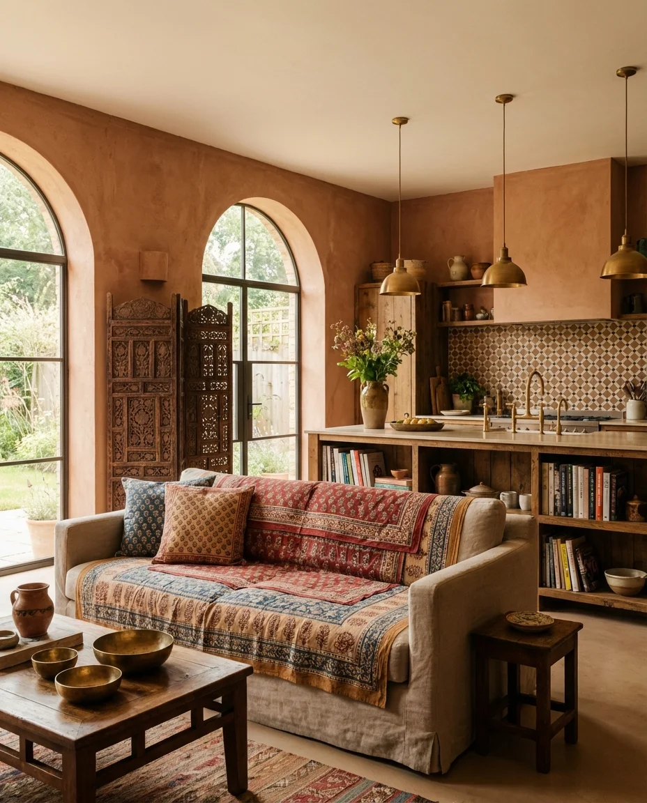 Small Interior Design India Inspired Warmth 1