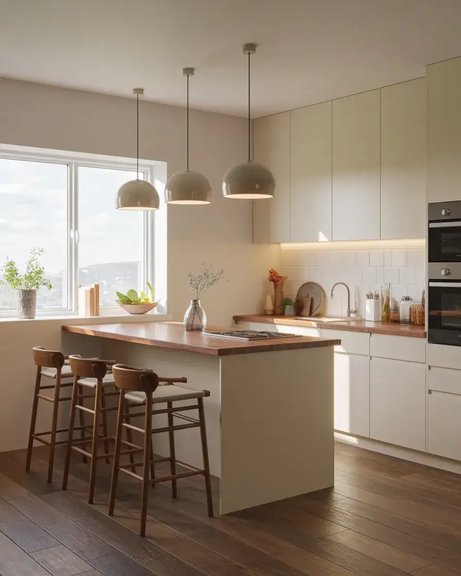 Small Kitchen With a Big Island Energy 1