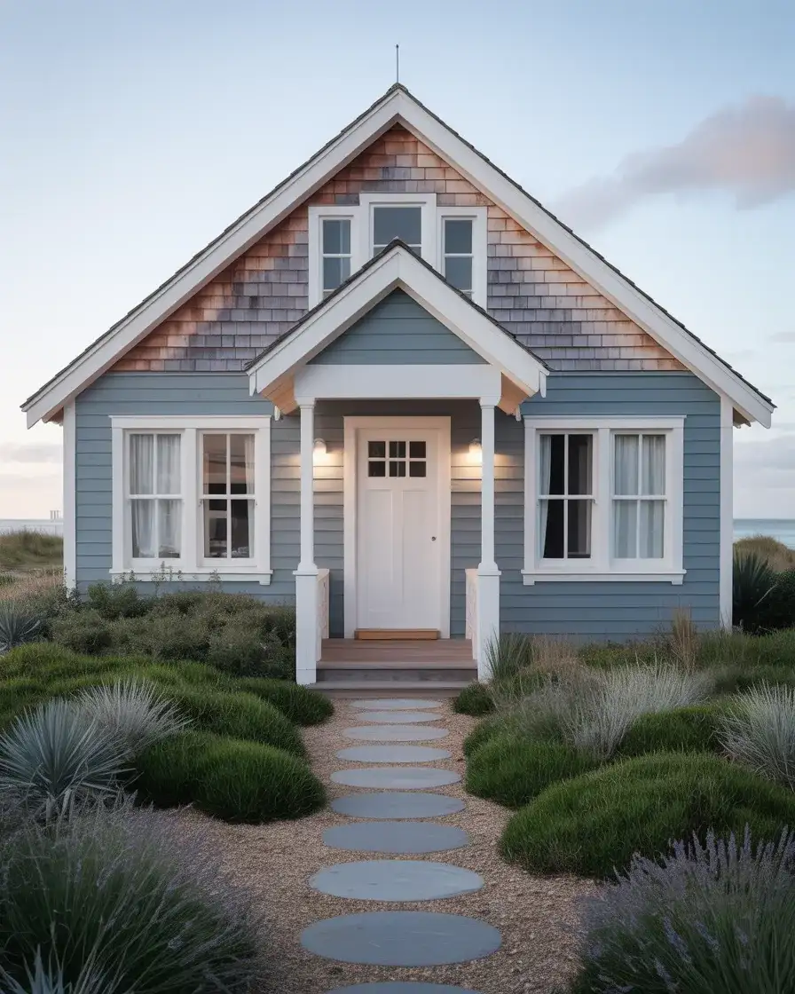 Soft Blue with Driftwood Trim 1