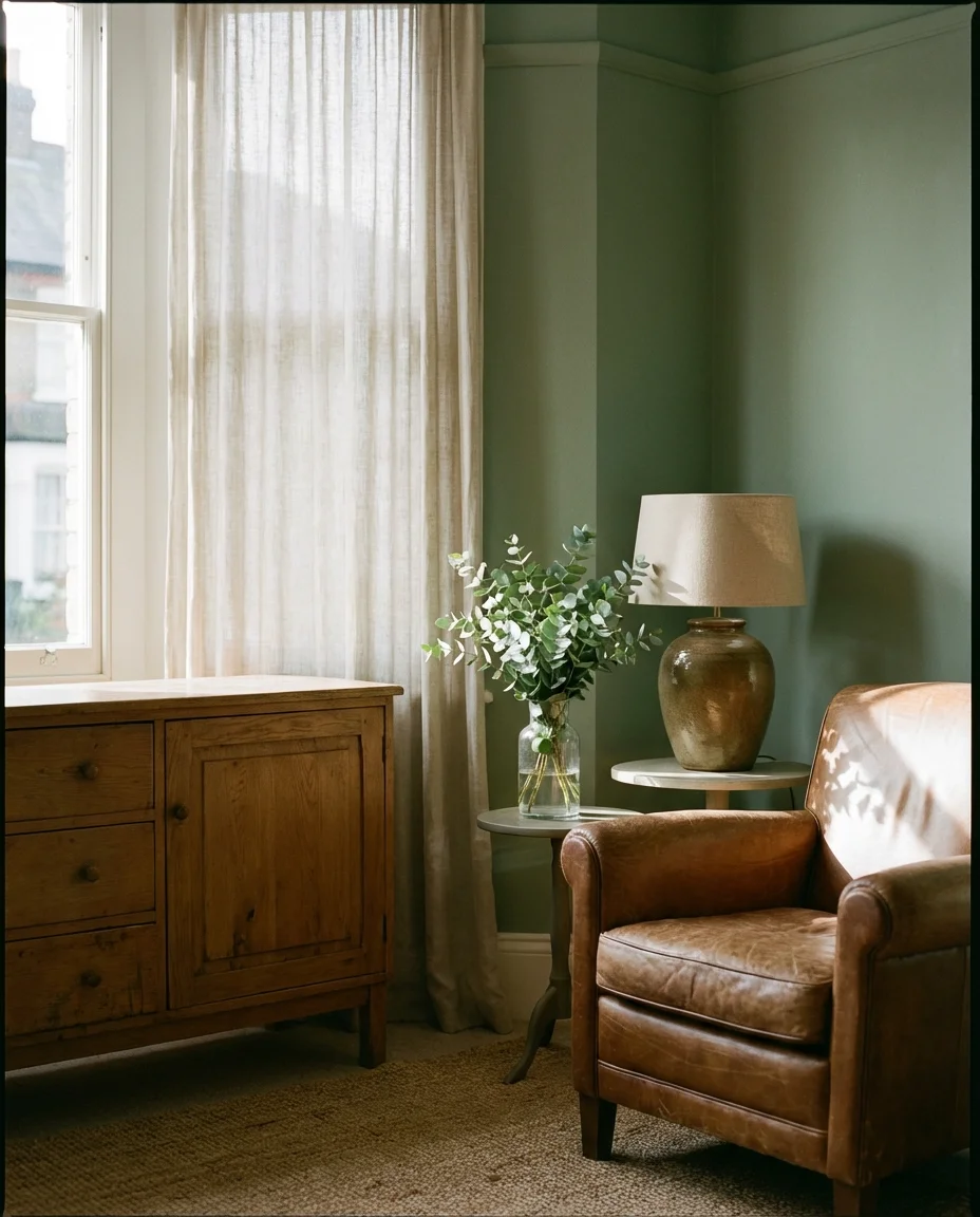 Soft Sage Green Walls 2