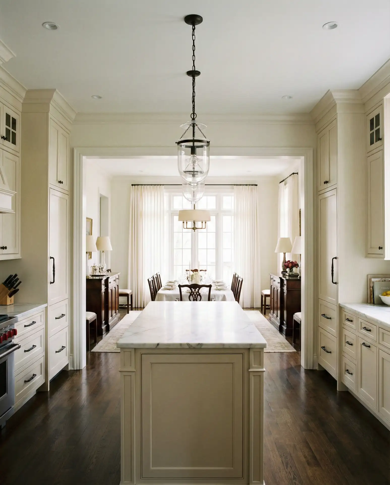 Sophisticated Two-Side Kitchen with Symmetrical Design 2