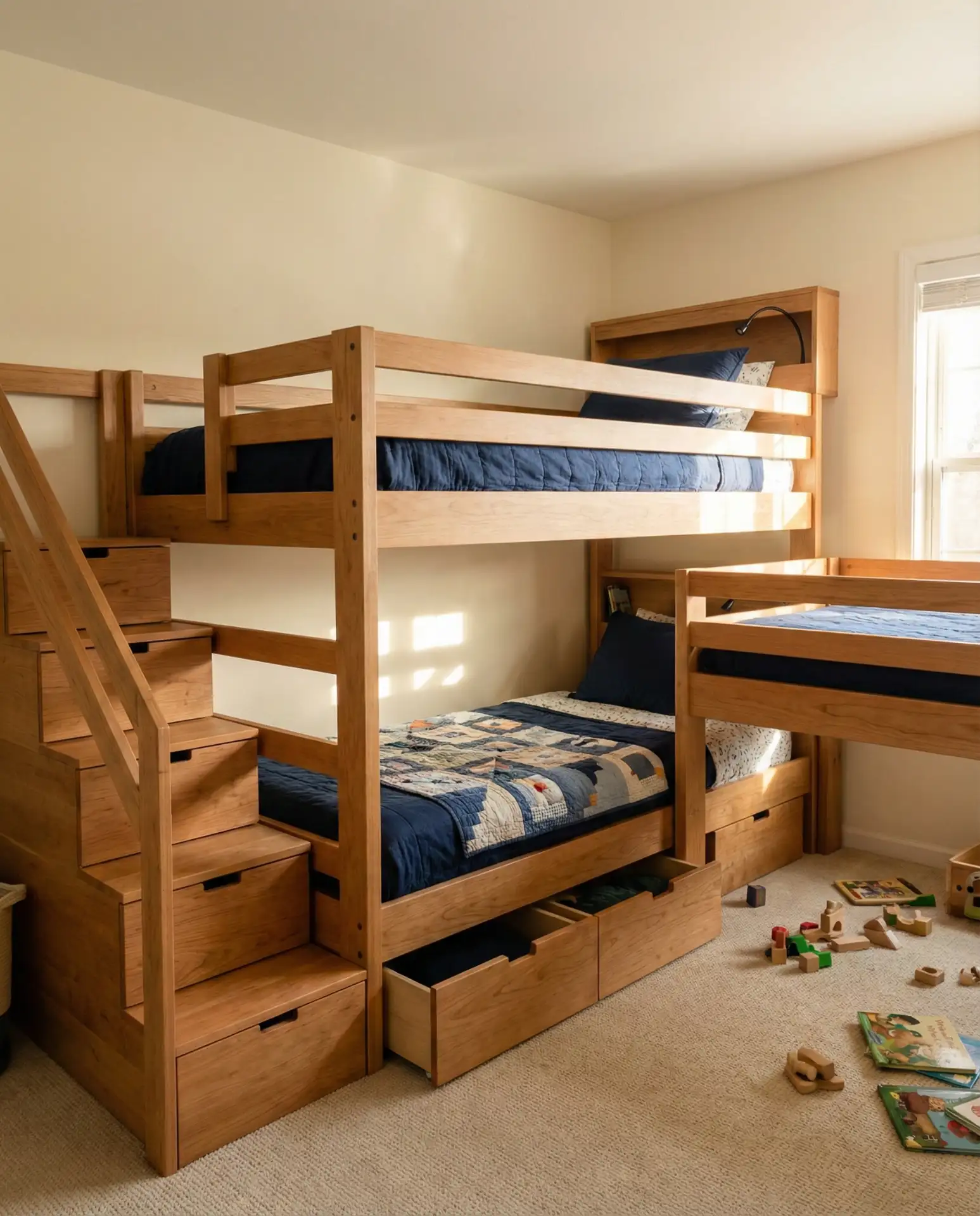 Space-Saving Bunk Bed Configuration 1