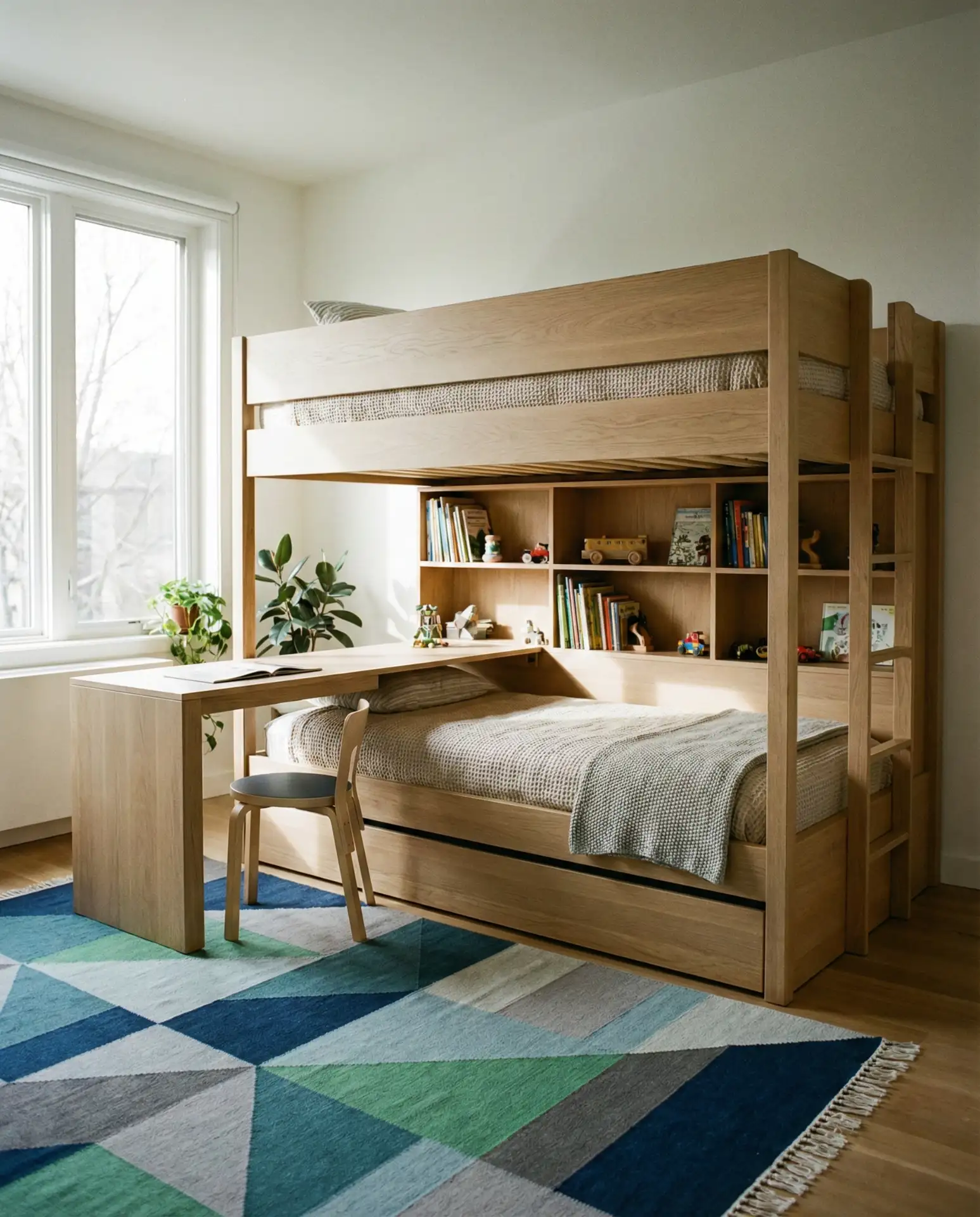 Space-Saving Bunk Bed Configuration 2