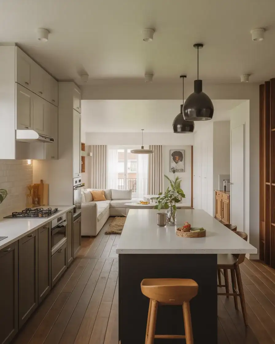 Split Level Kitchen That Connects Two Worlds 2
