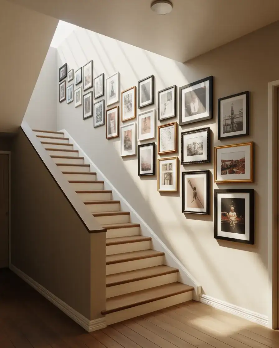 Staircase Wall as a Vertical Gallery 1