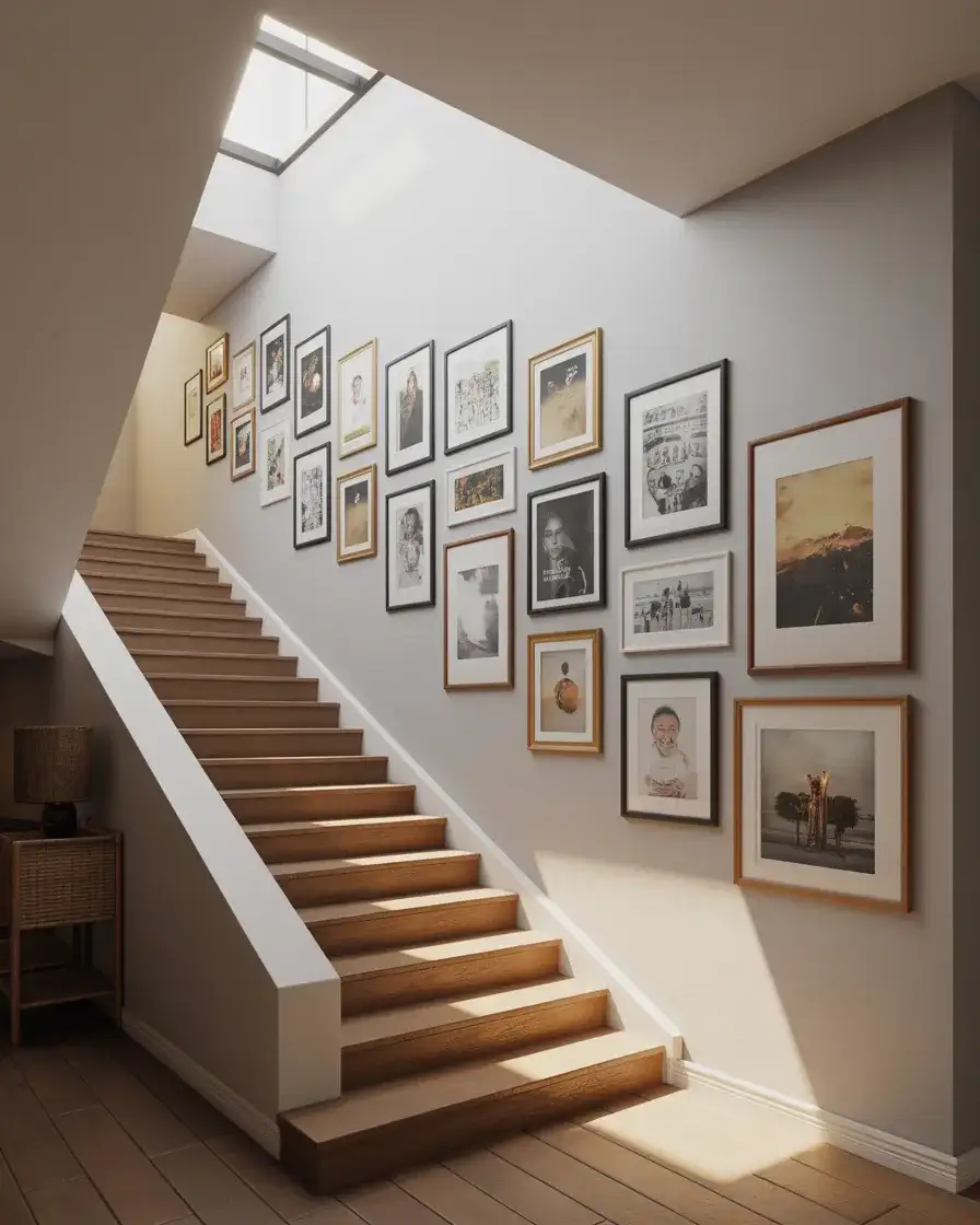 Staircase Wall as a Vertical Gallery 2