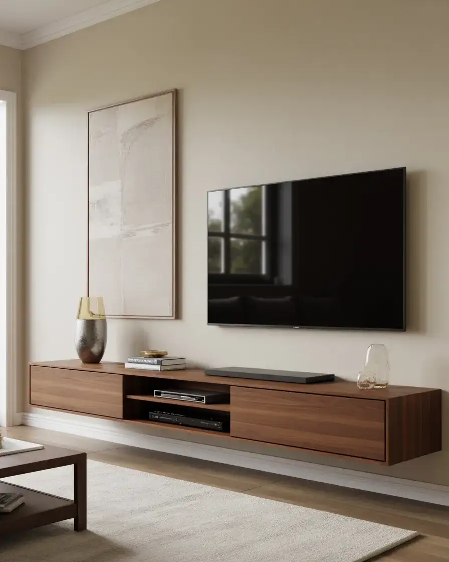 TV Entertainment Center with Hidden Storage 1