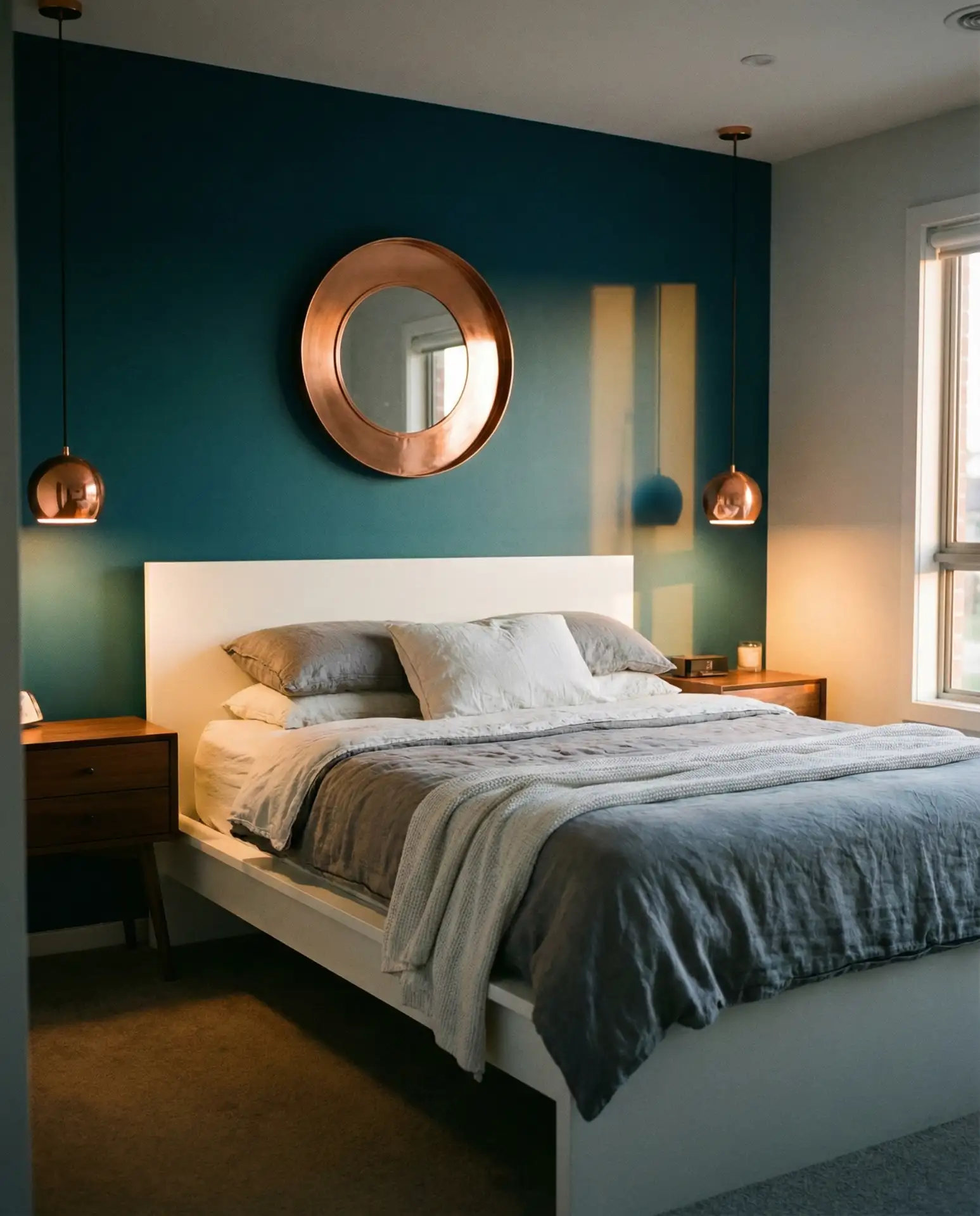 Teal and Copper Accent Combination 1