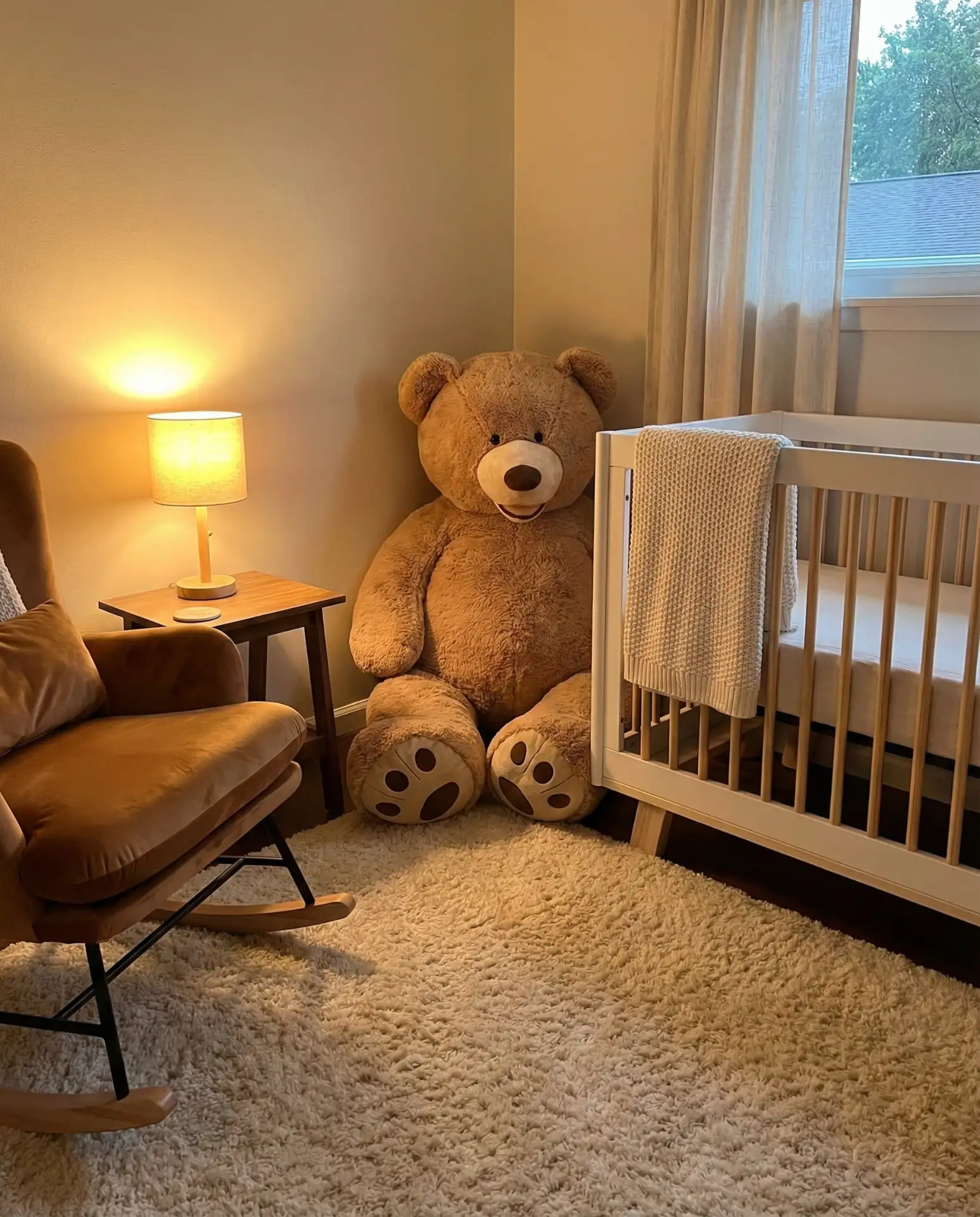 Teddy Bear Baby Cuddle Corner 1