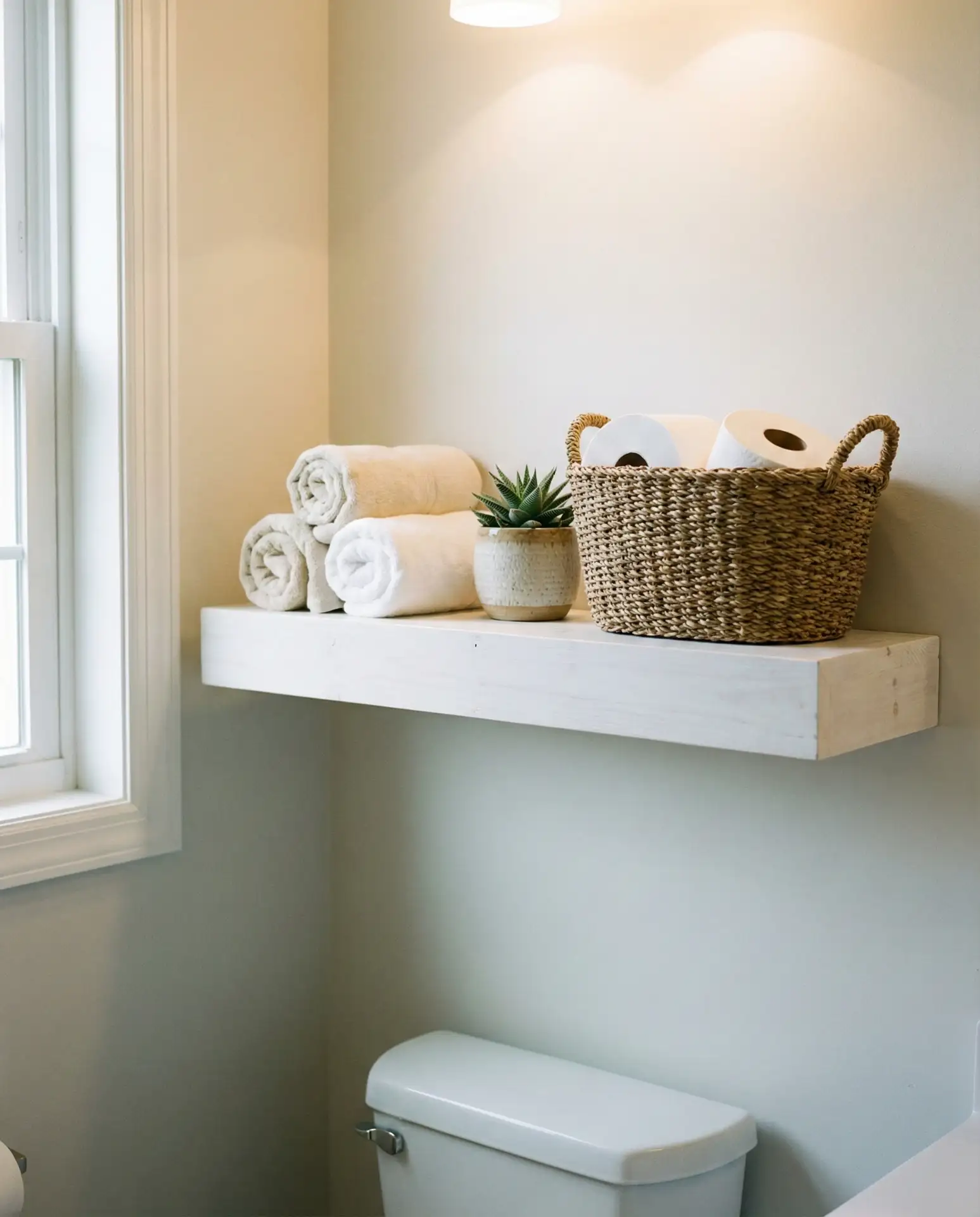 Toilet Shelf Organization 1