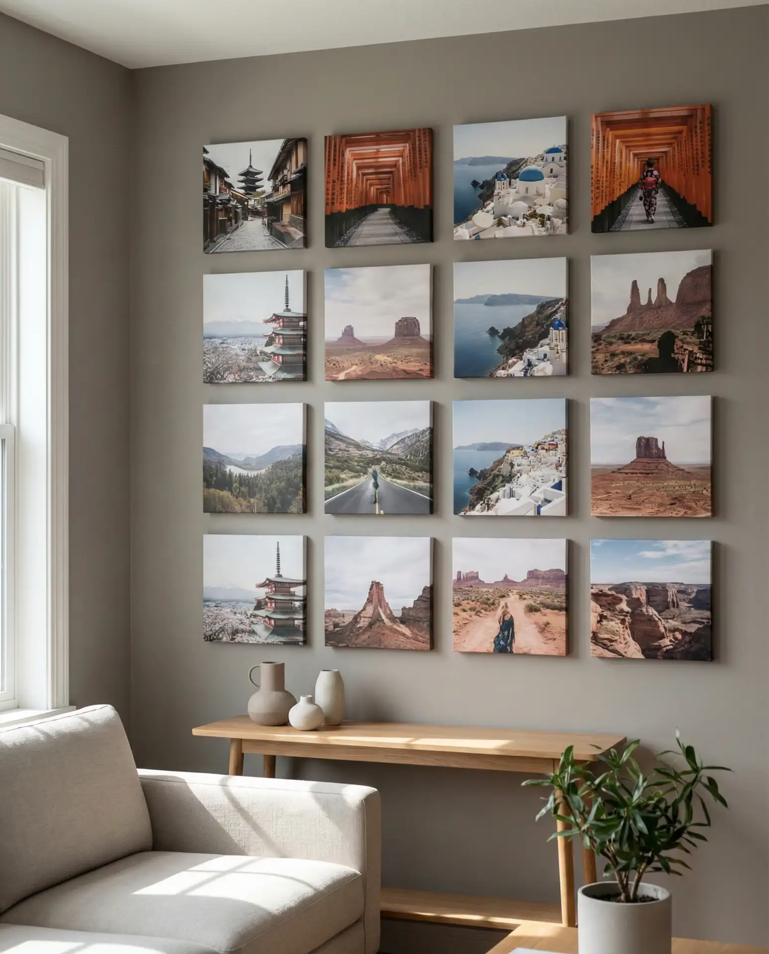 Travel Memory Canvas Grid 1