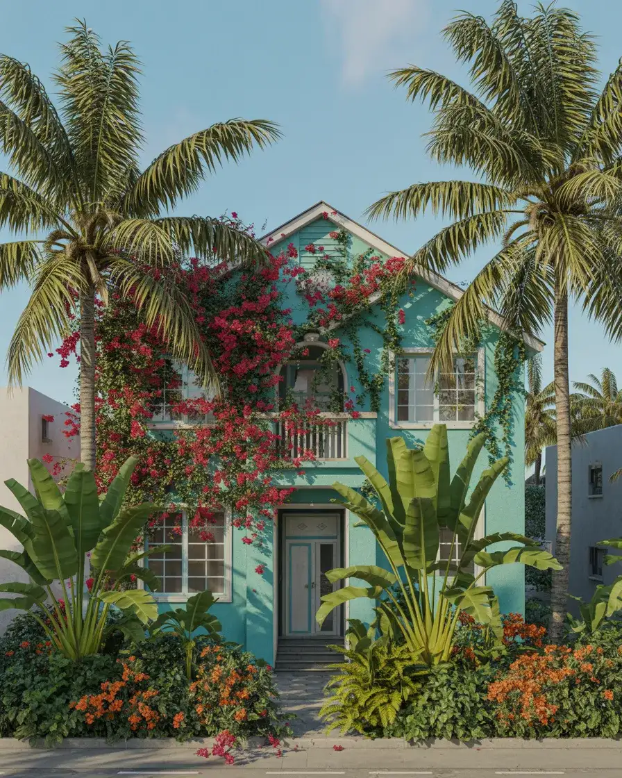 Tropical Maximalist Exterior 2