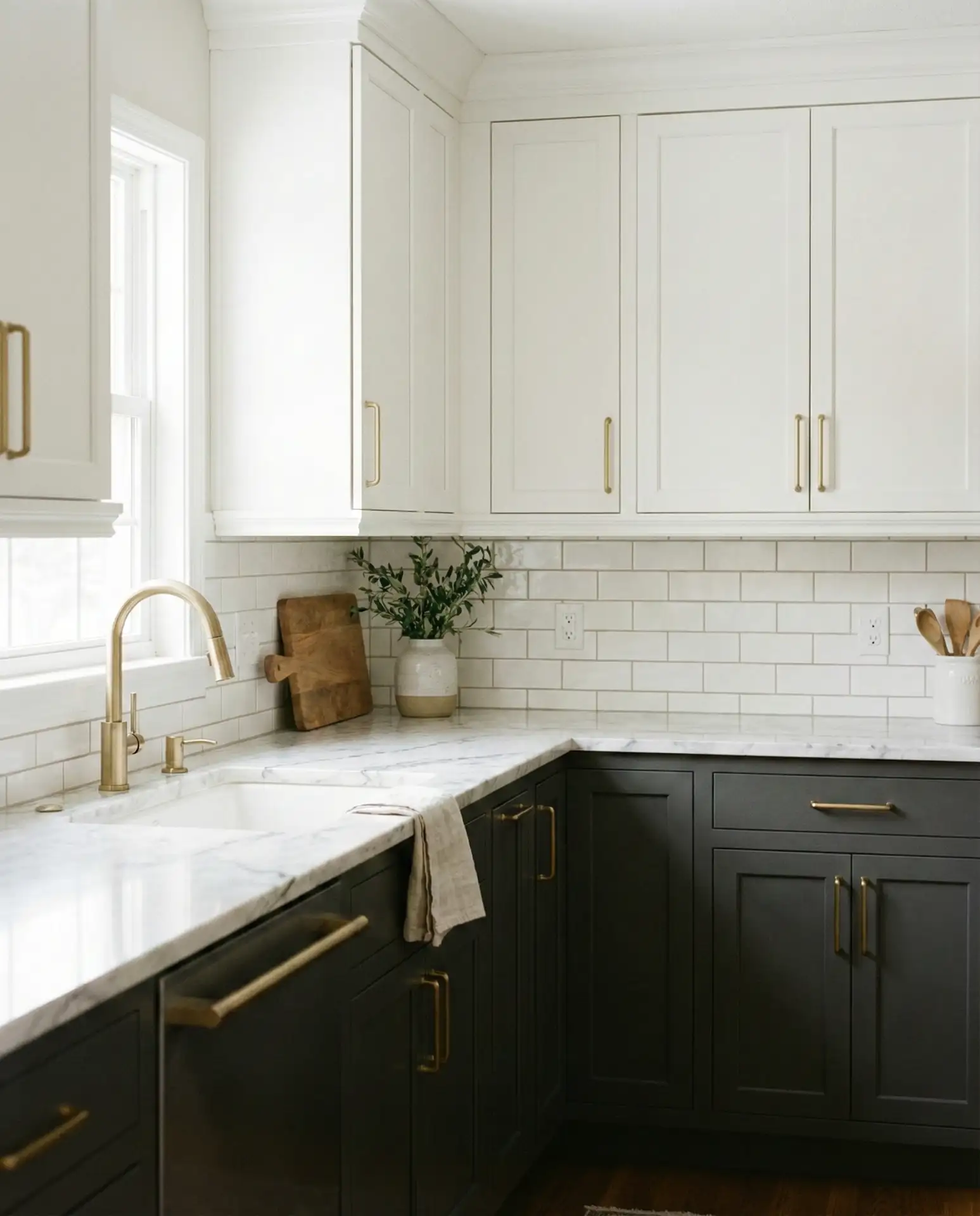 Two-Tone Cabinet Color Blocking 1