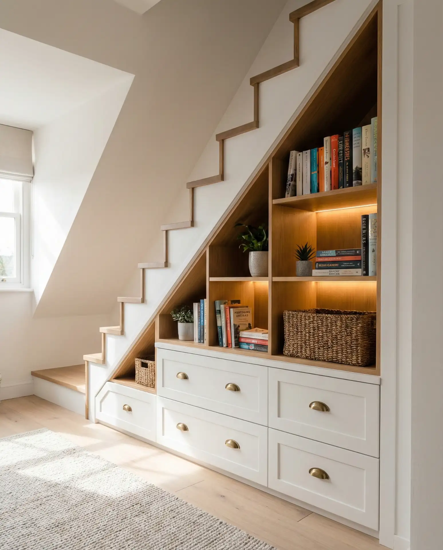 Under-Stair Storage in Loft Bedrooms 2