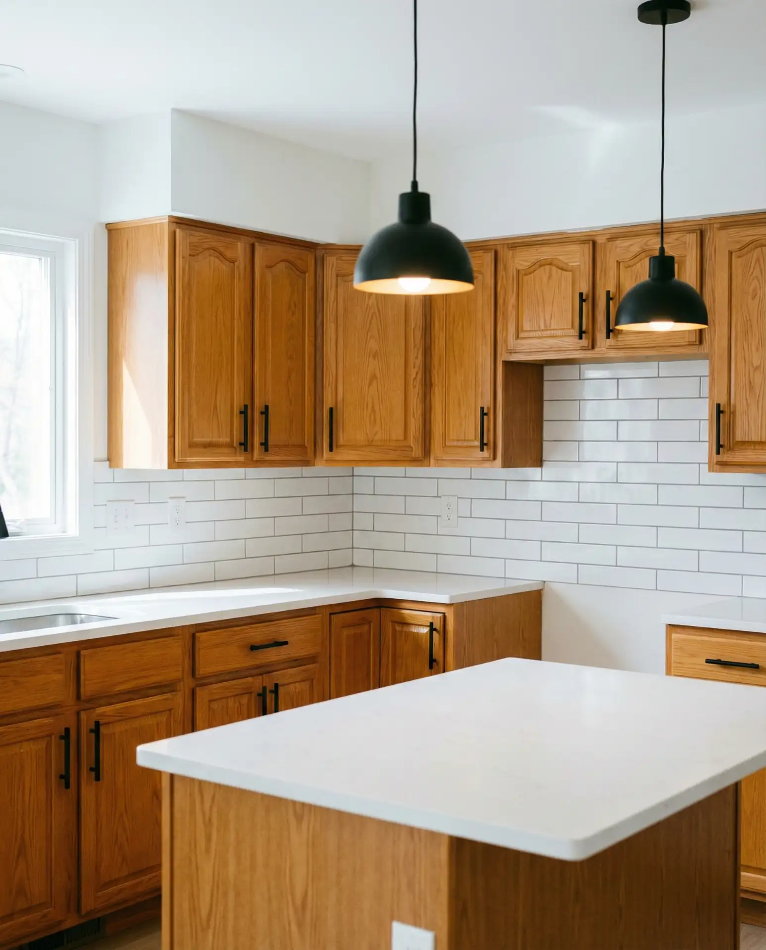 Updating 90s Oak with New Hardware 1