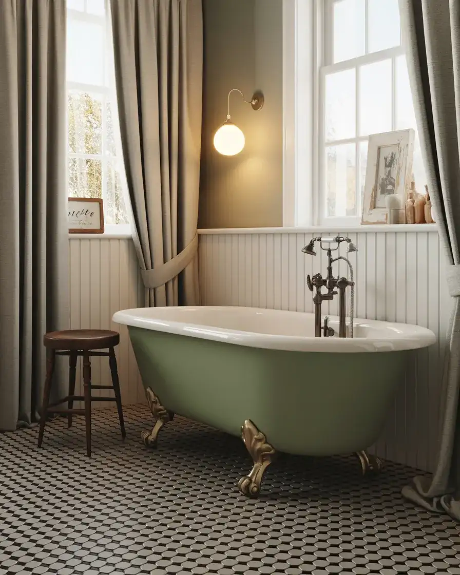 Vintage-Inspired Clawfoot Tub Bathrooms 1