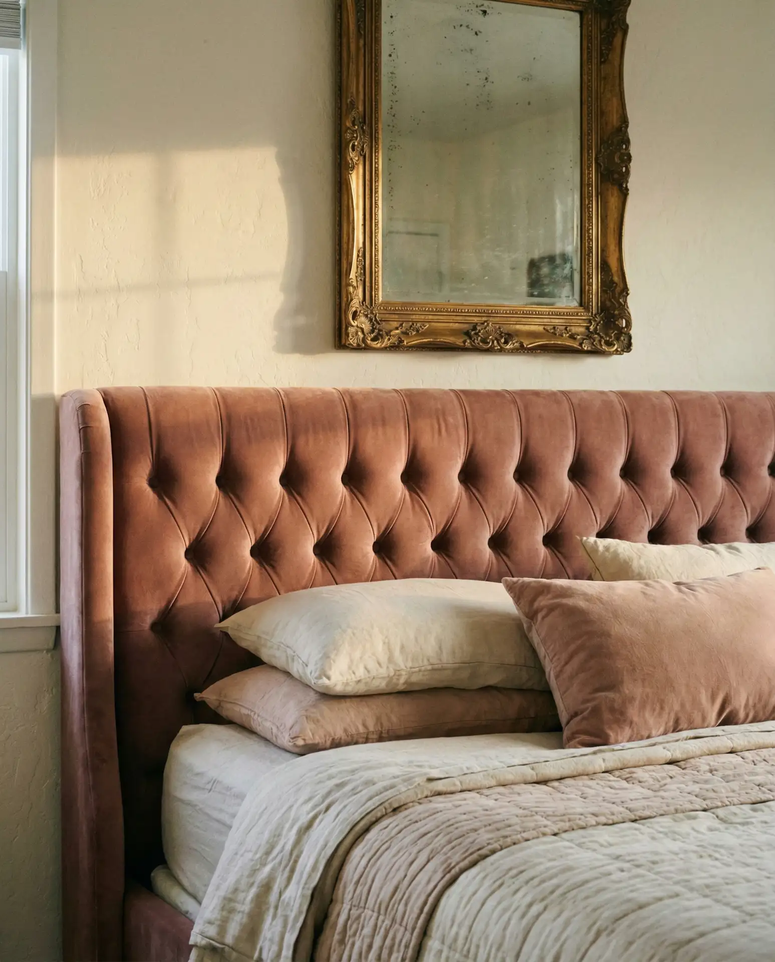 Vintage Velvet Headboard 1
